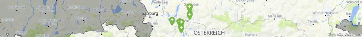 Kartenansicht für Apotheken-Notdienste in der Nähe von Obertraun (Gmunden, Oberösterreich)